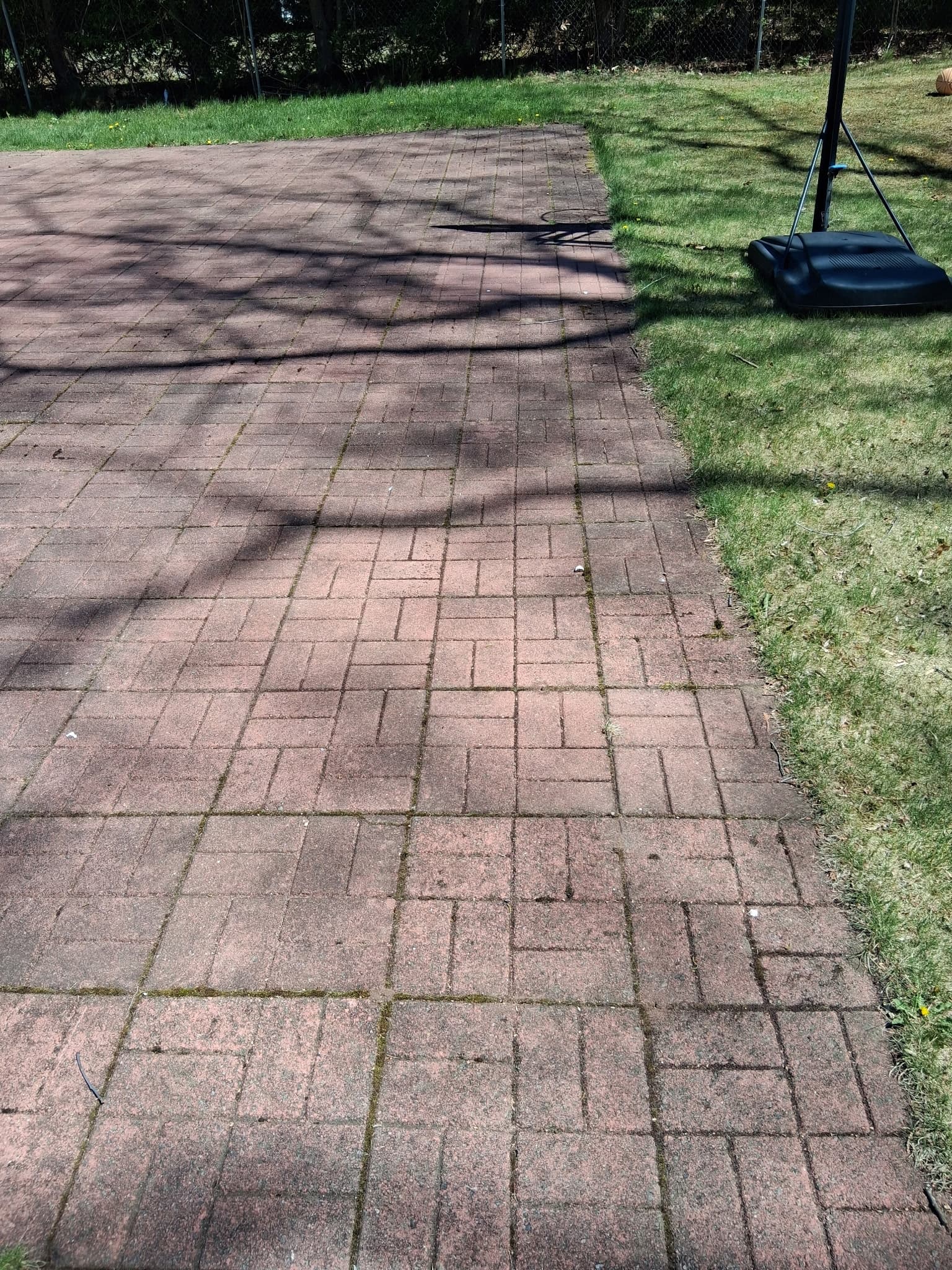 Walkway before